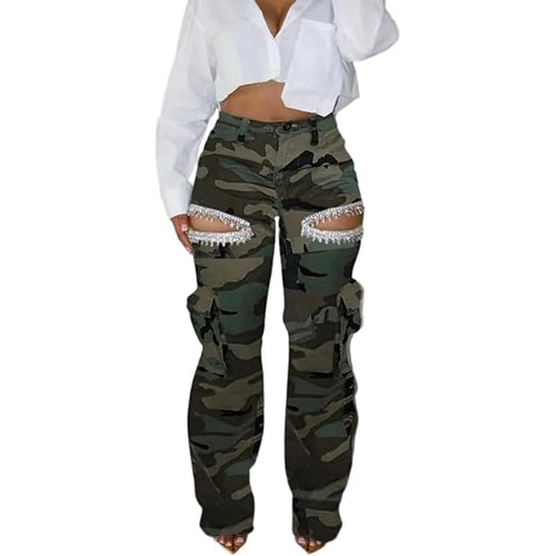 Military Camouflage Casual Trousers