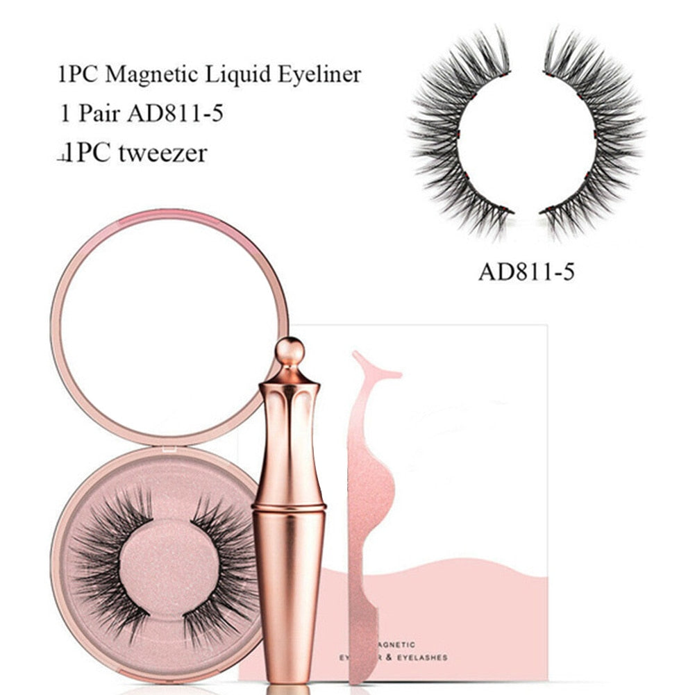 3D Liquid Magnetic Eyeliner Eyelashes Kit
