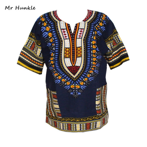 African Clothing Short Sleeve  T-shirt For Men