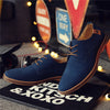 Fashion Men Suede Leather Casual Shoes Lace