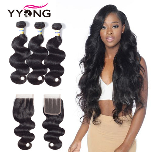 Brazilian Body Wave Bundles With Closure