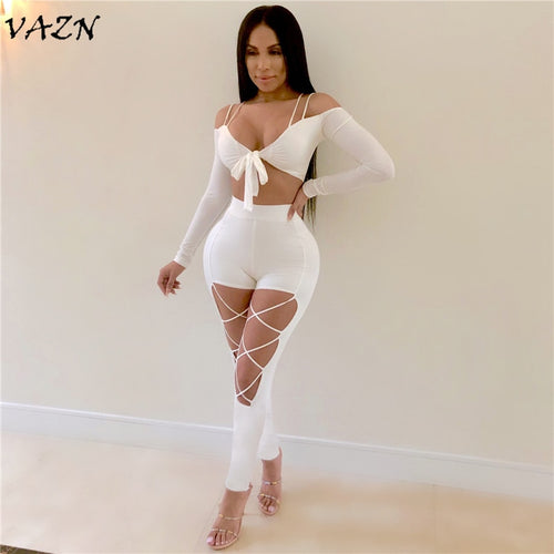 Fashion Top Design Sexy Style 2 piece Women Set