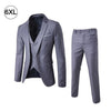 Men's Business Casual Clothing  Three-piece Suit Blazers