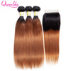 Human Hair Products 2 3 4 Ombre Bundles With Closure