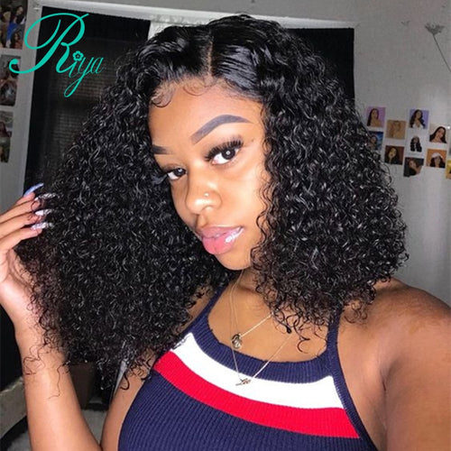 Curly Lace Front Human Hair Wigs