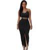 Two Piece Skirt Set Female Maxi Party