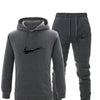 underwear Men Sportswear Sets Fleece Thick hoodie+Pants Sporting Suit Malechandal hombre