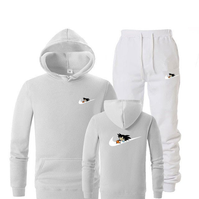 underwear Men Sportswear Sets Fleece Thick hoodie+Pants Sporting Suit Malechandal hombre