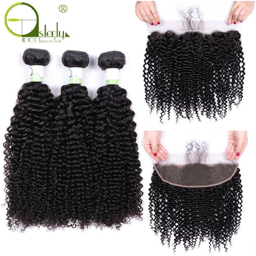 Human Hair Bundles With Closure Brazilian Hair