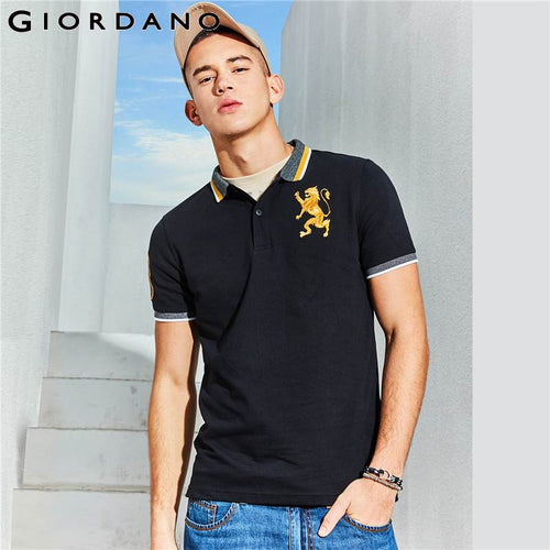Men Polo Shirt Men Embroidered