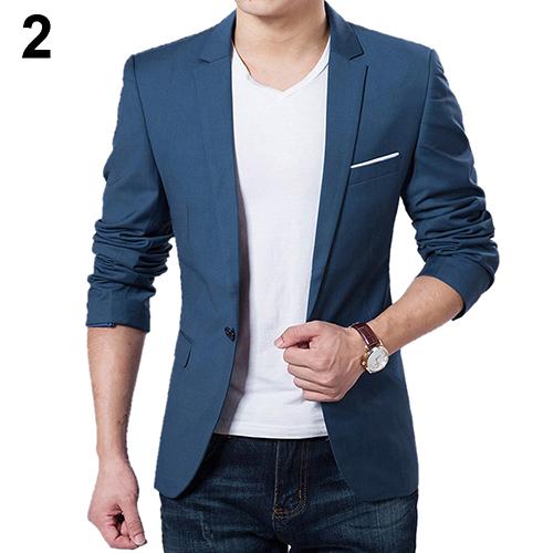 Fashion Men male blazer Slim