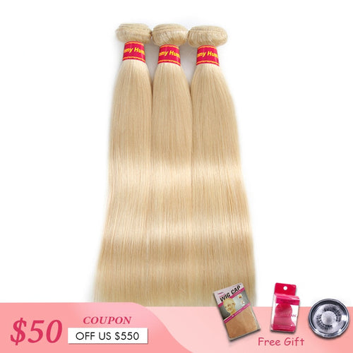 3Pcs Brazilian Remy Hair Weave Bundles