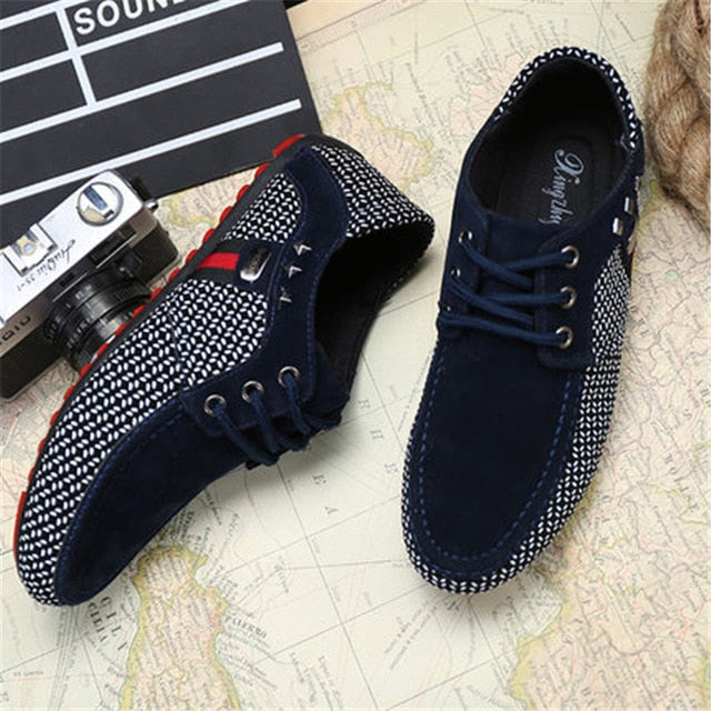 New fashion Men Flats Light Breathable Shoes Shallow Casual.