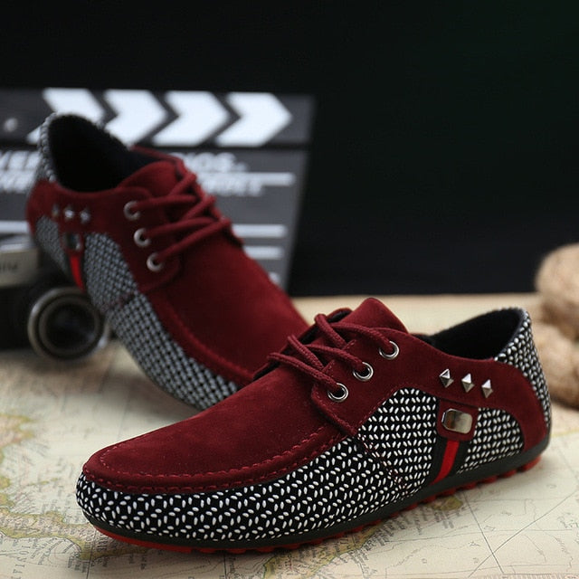New fashion Men Flats Light Breathable Shoes Shallow Casual.