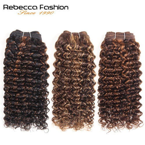 Human  brazilian Curly Hair Weave