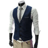 Suit Vest Male Wedding Party Waistcoat Homme Classic Casual Sleeveless Coats