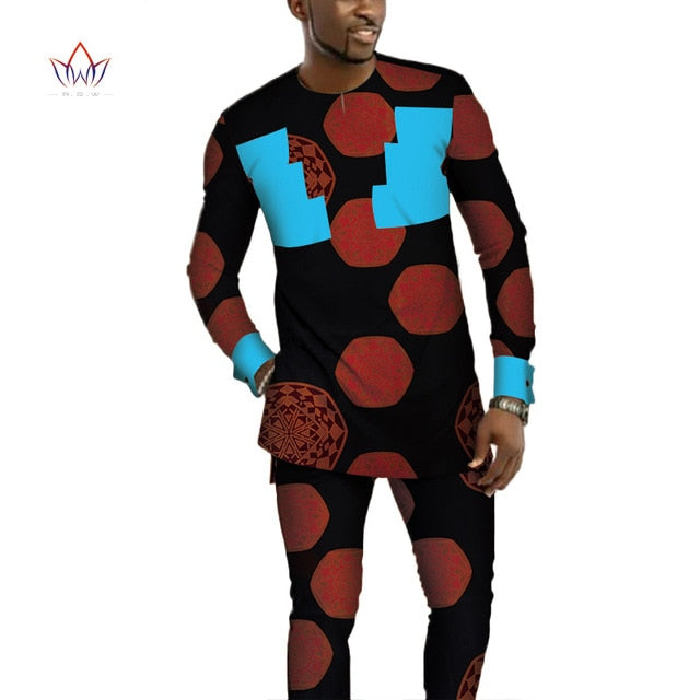 African Clothing  Men 2 Pieces Pants Sets