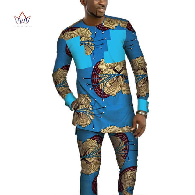 African Clothing  Men 2 Pieces Pants Sets