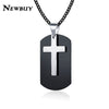 Gold/Silver Cross Pendant Necklace For Men High Quality Stainles