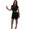 Spring Summer Women Two Piece Set Top and Pants