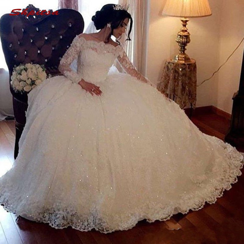 Wedding Dresses Tulle Plus Size Ball Gown