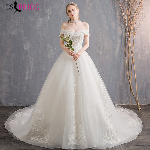 Wedding Dresses Long White