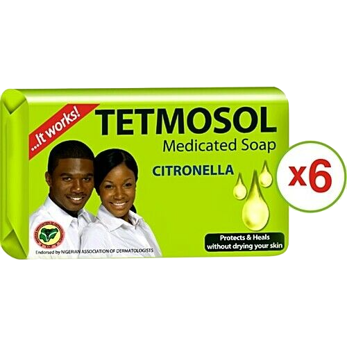 6 Pack Tetmosol Medicated Antiseptic Soap
